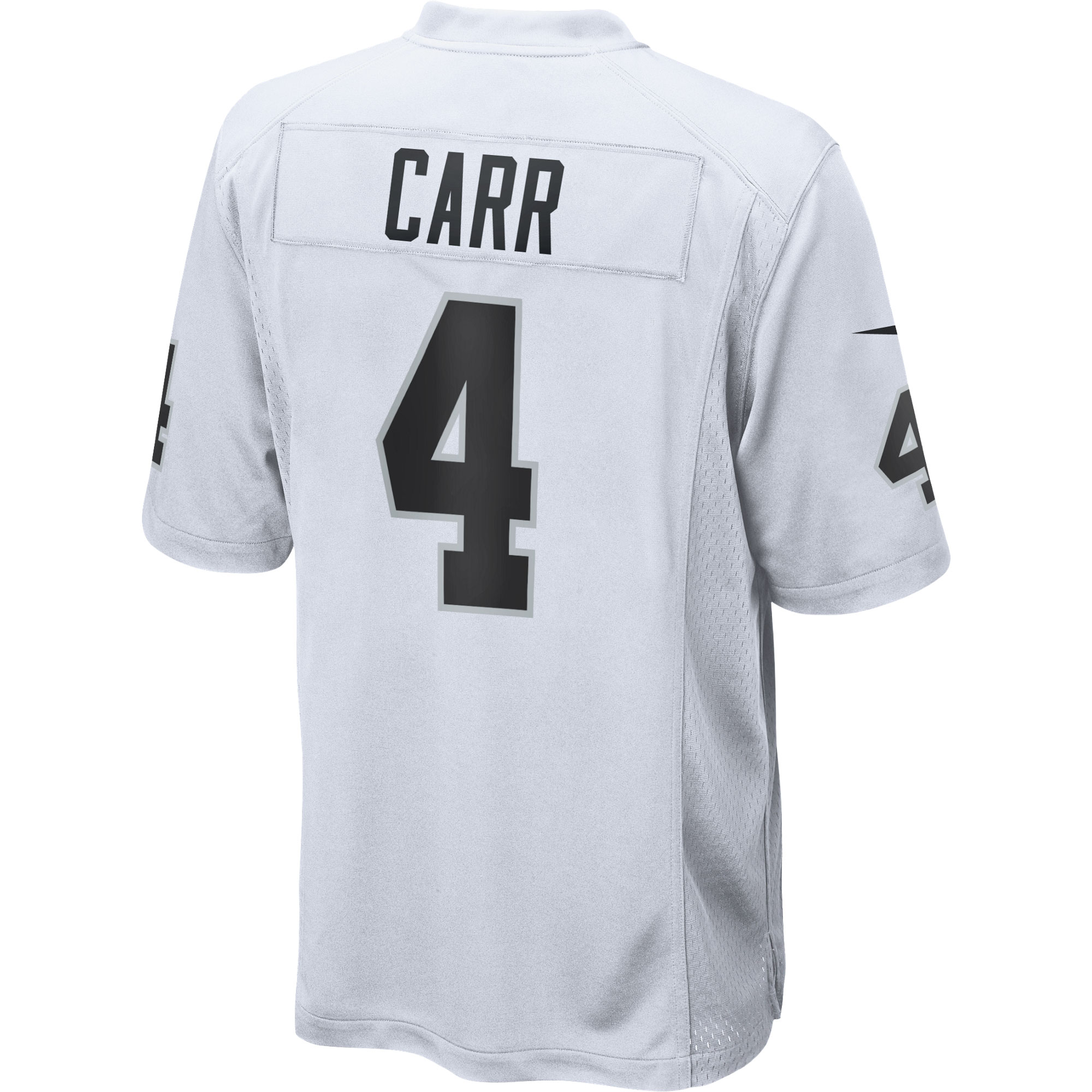 Mens Las Vegas Raiders Derek Carr Nike White Game Jersey