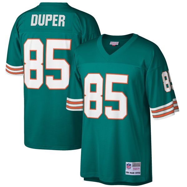 Men's Mitchell & Ness Mark Duper Aqua Miami Dolphins Retired Player Legacy Replica Jersey