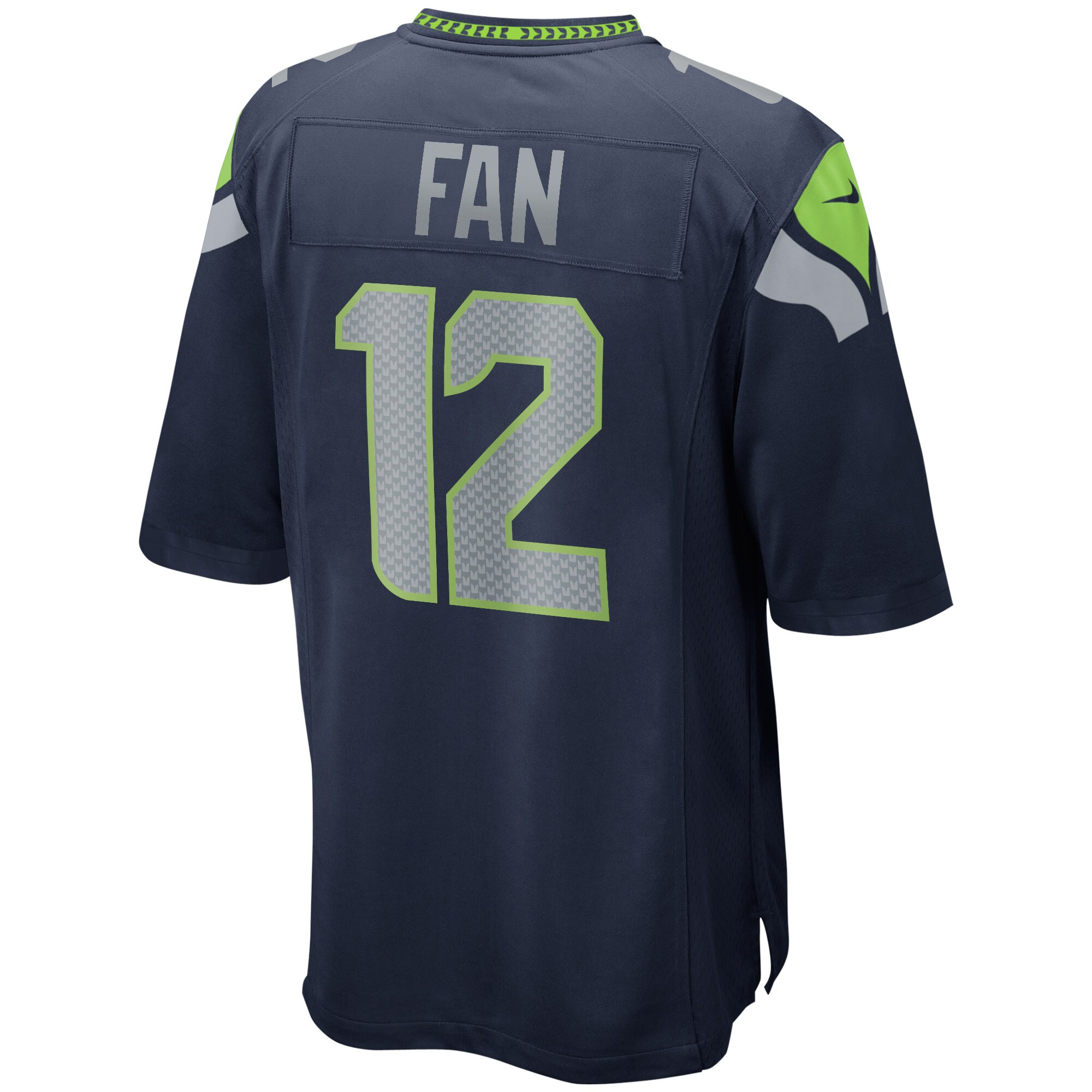 Mens Seattle Seahawks 12s Nike College Navy Game Jersey