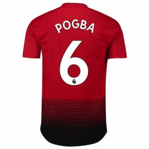 Premier League Manchester United Home Jersey Shirt 2018-19 player Pogba 6 printing for Men