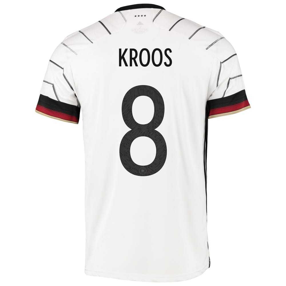 Germany Home Jersey Shirt player Kroos 8 printing for Men