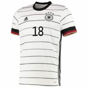 Germany Home Jersey Shirt 2019-21 player Goretzka 18 printing for Men