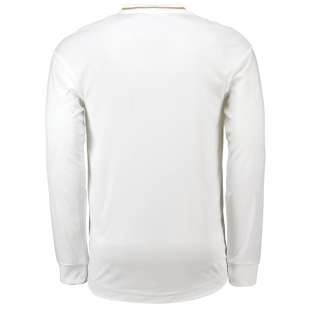 La Liga Real Madrid Home Long Sleeve Jersey Shirt 2019-20 for Men