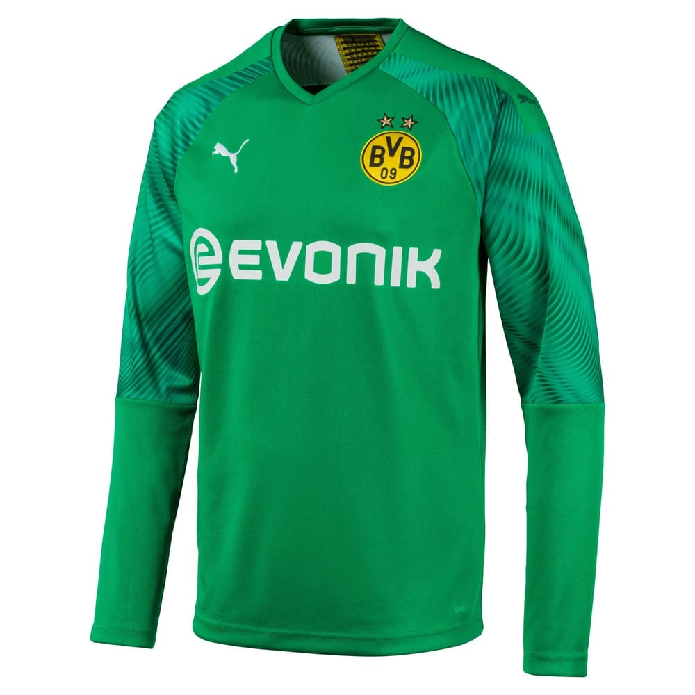 Borussia Dortmund Mens Goalkeeper Shirt  BVB Football Away Long Sleeved 2018 19 