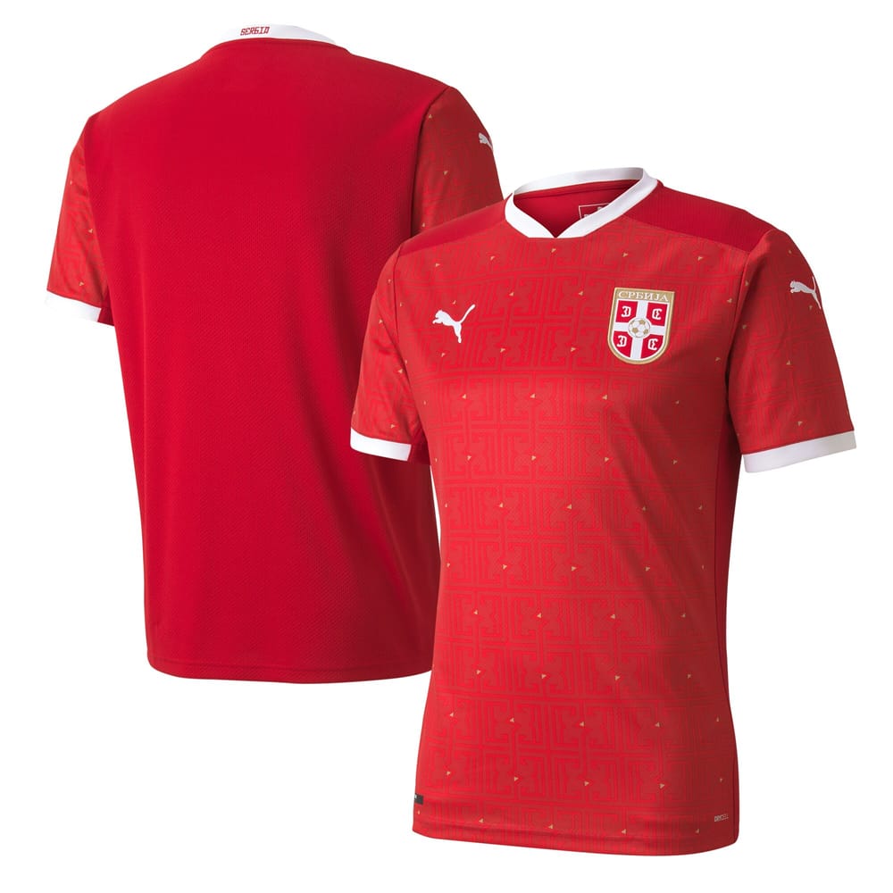 Serbia Home Jersey Shirt 2019-21 for Men