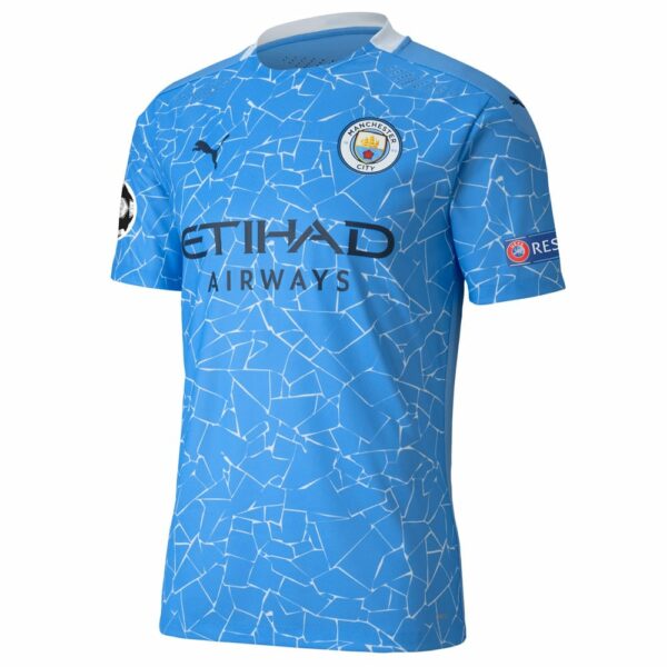 Premier League Manchester City Home Jersey Shirt 2020-21 for Men