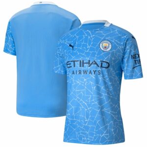 Premier League Manchester City Home Jersey Shirt 2020-21 for Men