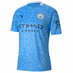 Premier League Manchester City Home Jersey Shirt 2020-21 player Mahrez 26 printing for Men