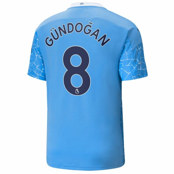 Premier League Manchester City Home Jersey Shirt 2020-21 player Gündogan 8 printing for Men