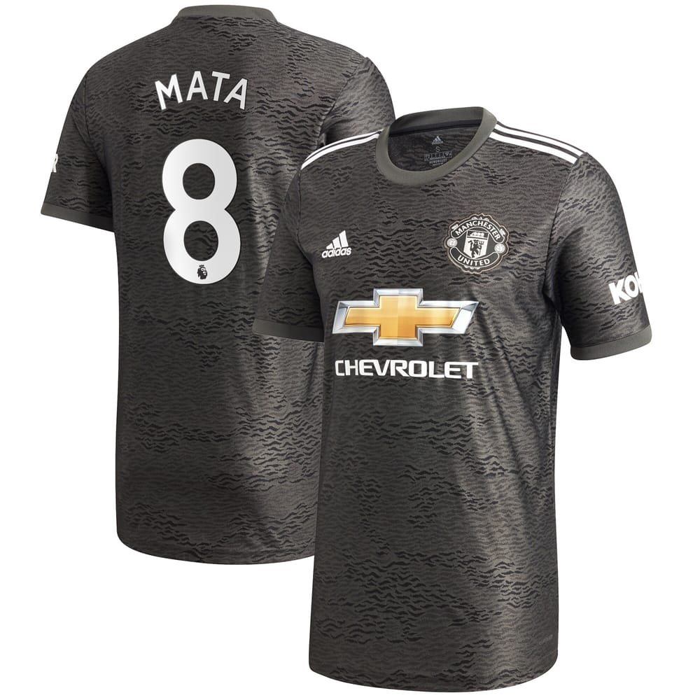 Premier League Manchester United Away Jersey Shirt 2020-21 player Mata 8 printing for Men