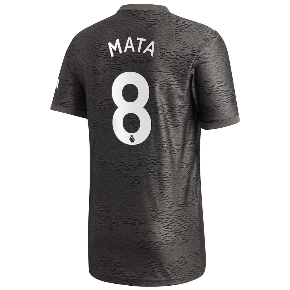 Premier League Manchester United Away Jersey Shirt 2020-21 player Mata 8 printing for Men