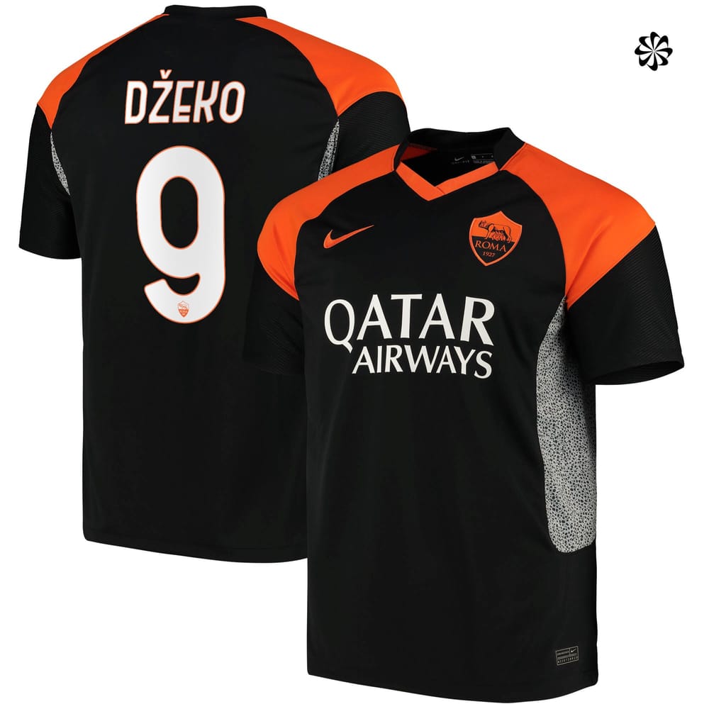 Serie A AS Roma Third Shirt 2020-21 player Džeko 9 printing for Men