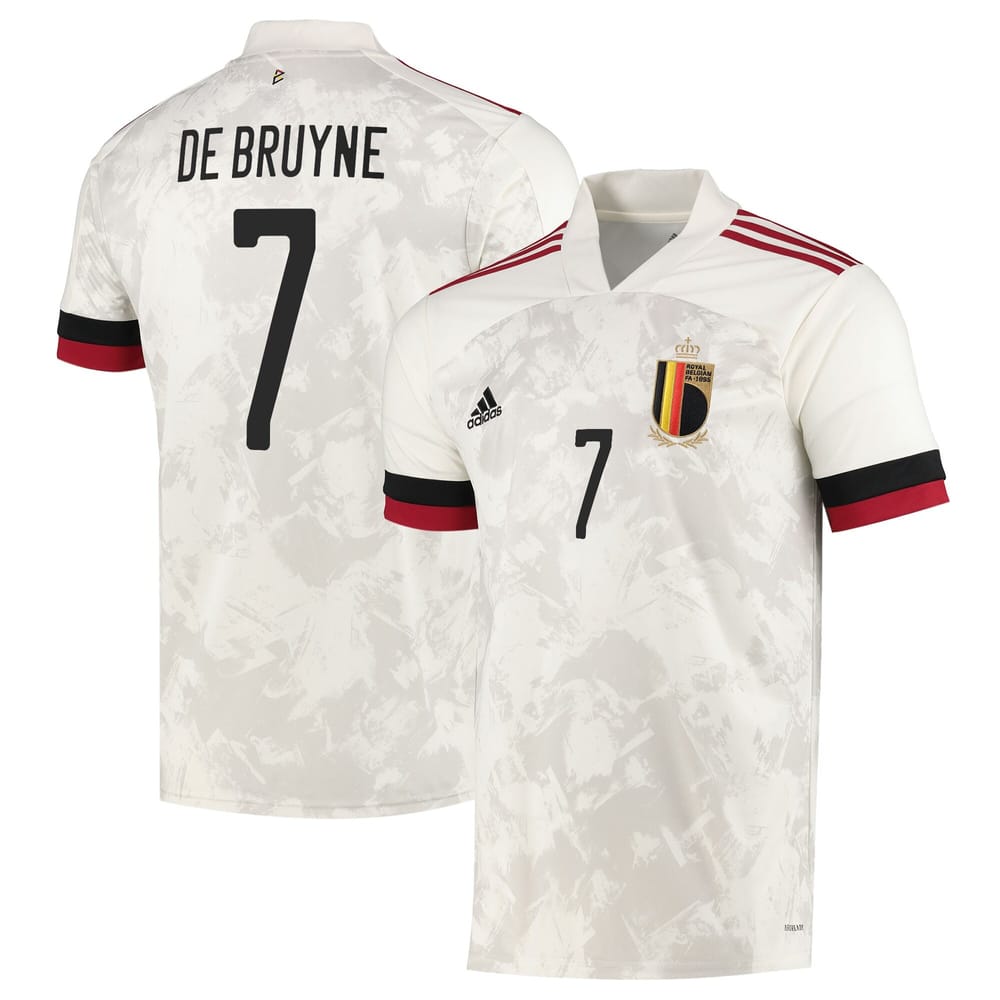 Belgium Away Jersey Shirt 2019-21 player De Bruyne 7 printing for Men