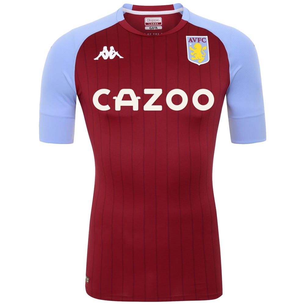 Premier League Aston Villa Home Jersey Shirt 2020-21 player Douglas Luiz 6 printing for Men