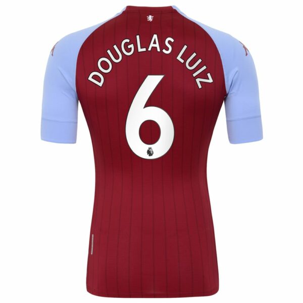Premier League Aston Villa Home Jersey Shirt 2020-21 player Douglas Luiz 6 printing for Men