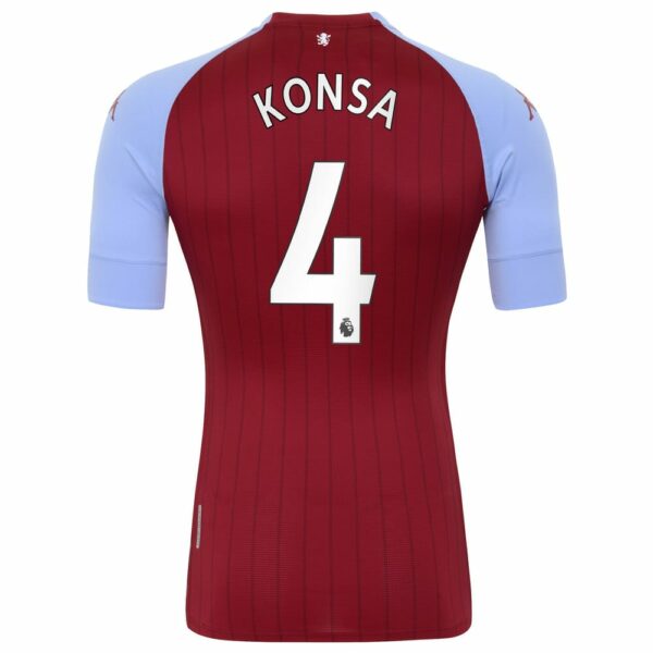 Premier League Aston Villa Home Jersey Shirt 2020-21 player Konsa 4 printing for Men