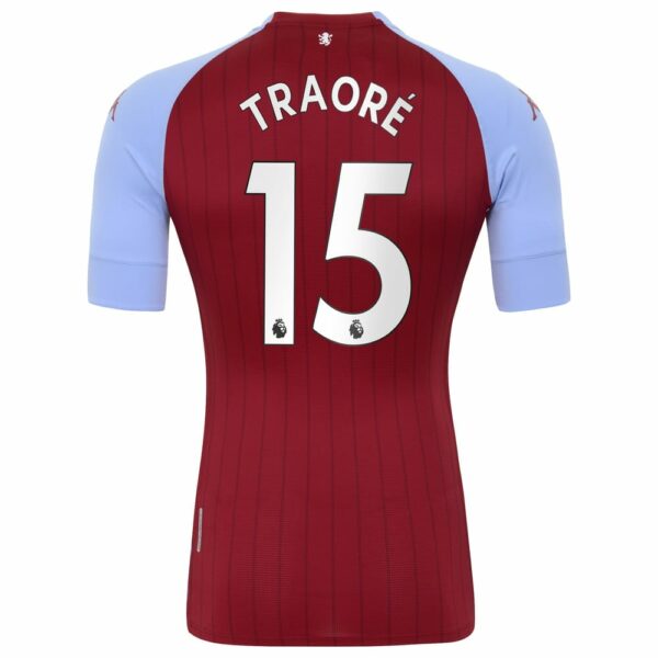 Premier League Aston Villa Home Jersey Shirt 2020-21 player Traore 15 printing for Men