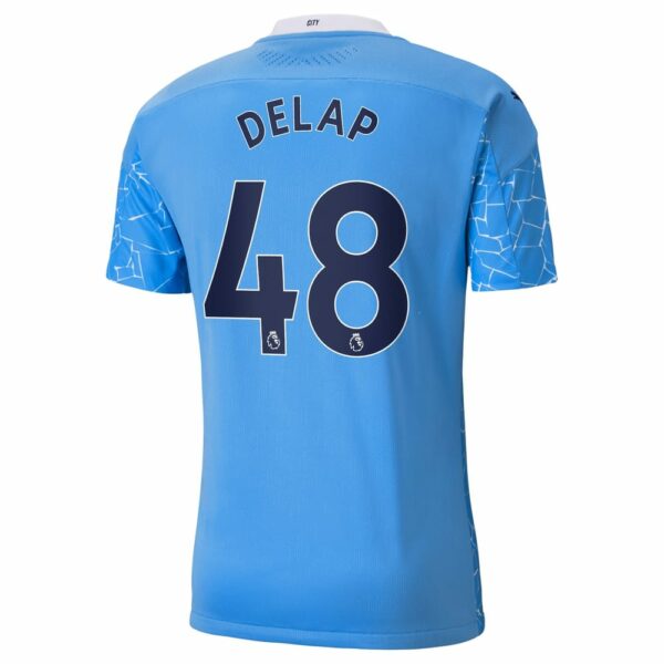 Premier League Manchester City Home Jersey Shirt 2020-21 player Delap 48 printing for Men