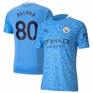 Premier League Manchester City Home Jersey Shirt 2020-21 player Palmer 80 printing for Men