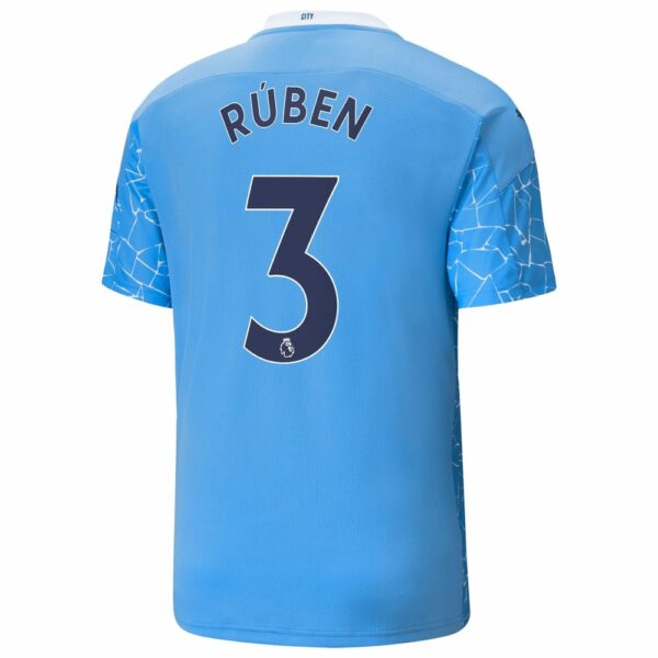 Premier League Manchester City Home Jersey Shirt 2020-21 player Ruben 3 printing for Men