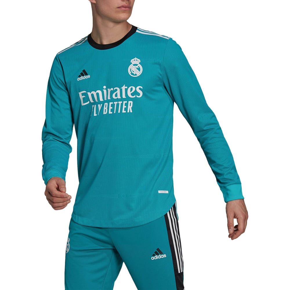 La Liga Real Madrid Third Long Sleeve Jersey Shirt 2021-22 for Men