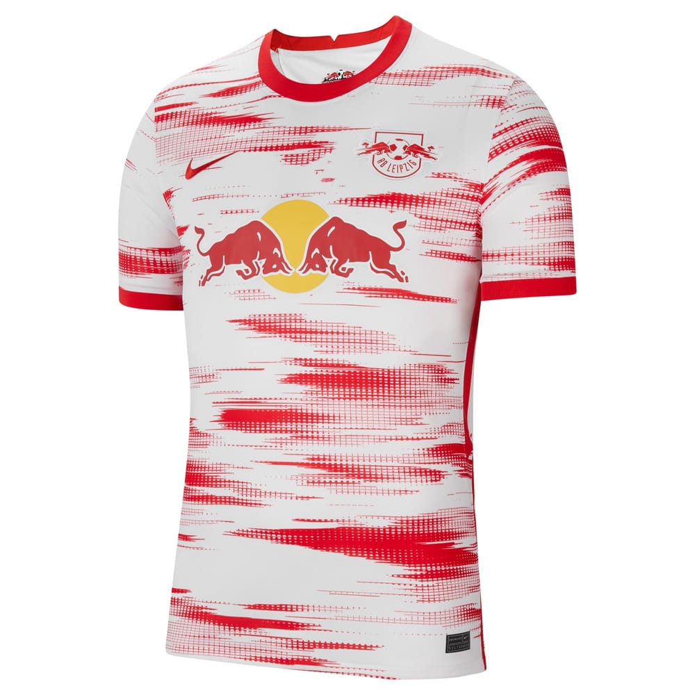 Bundesliga Red Bull Leipzig Home Jersey Shirt 2021-22 for Men