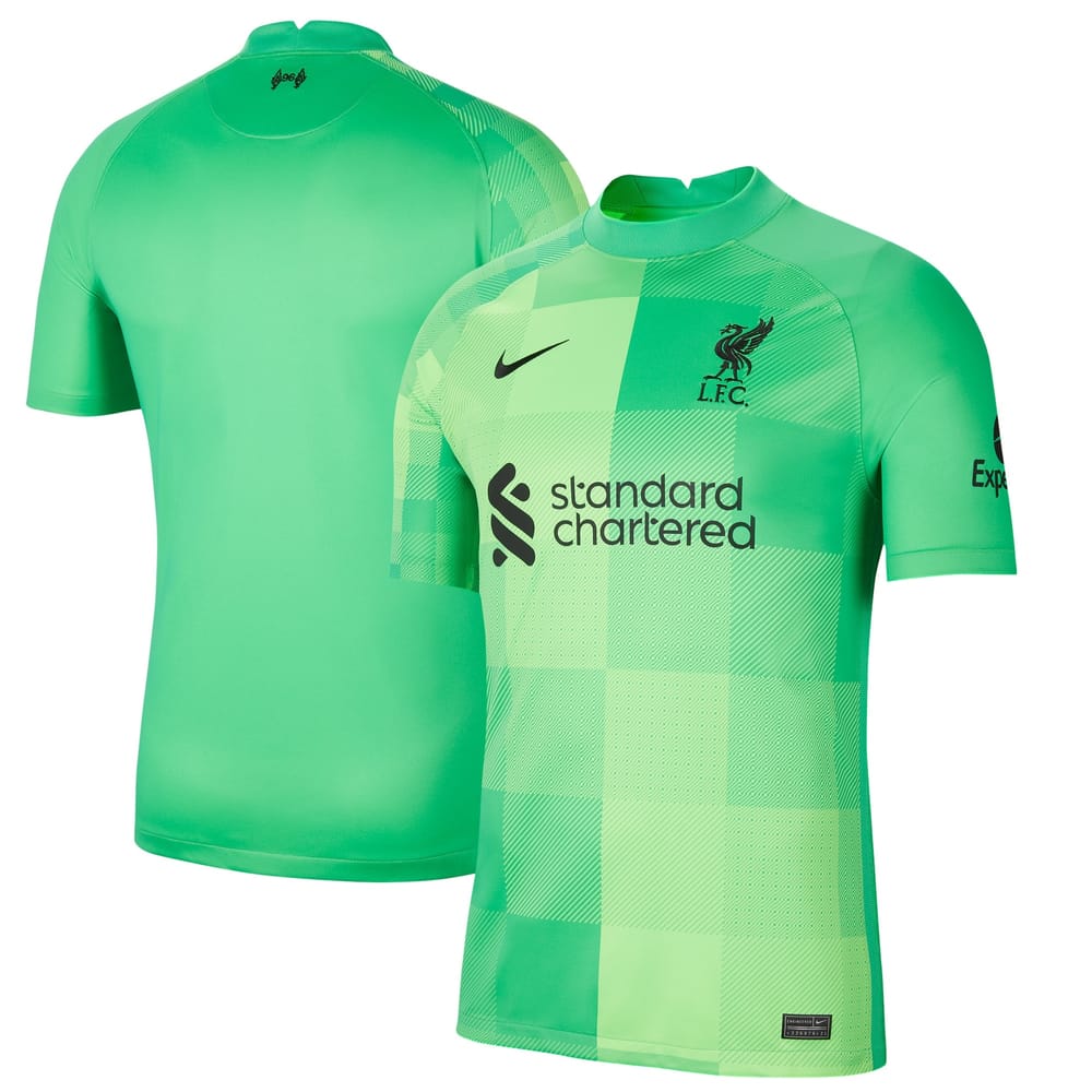 Premier League Liverpool Goalkeeper Jersey Shirt 2021-22 for Men