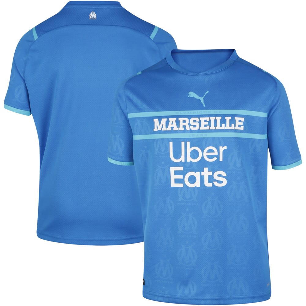 Kapel stivhed Nuværende Ligue 1 Olympique Marseille Third Jersey Shirt 2021-22 for Men