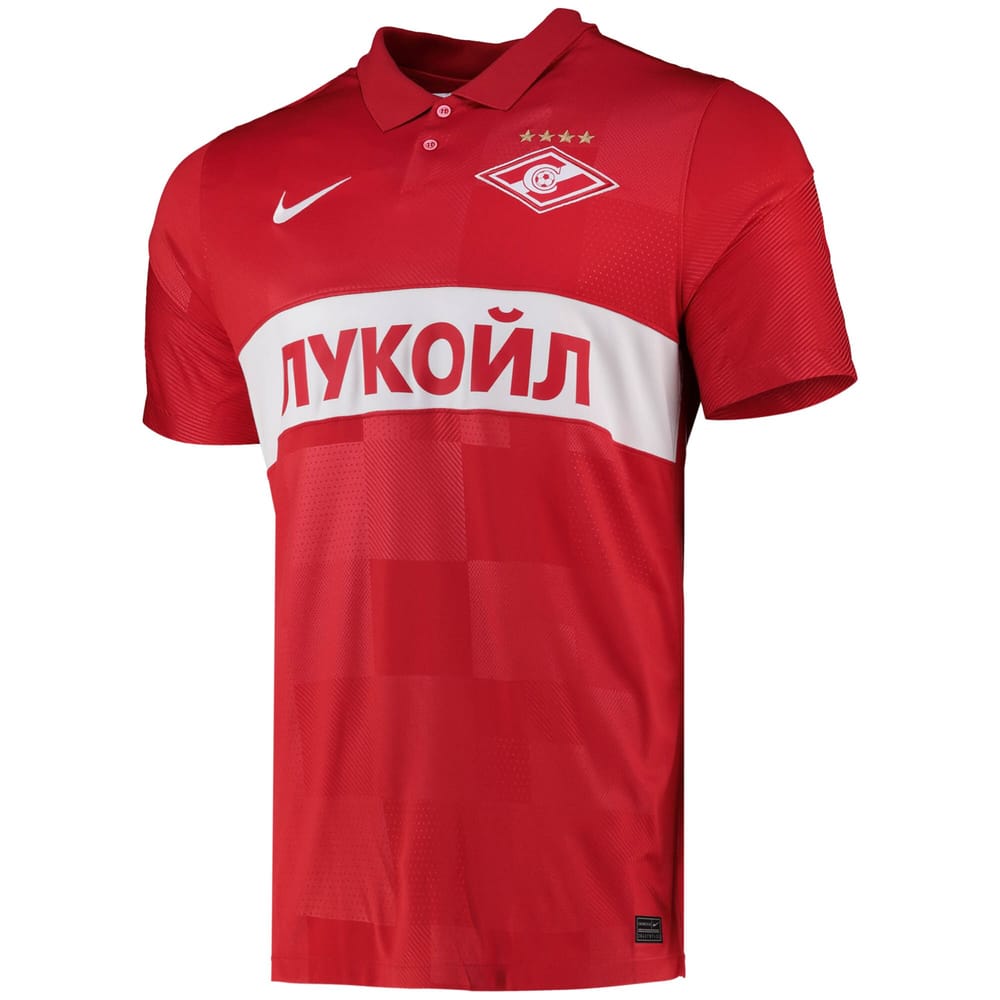 Russian Premier League FC Spartak Moscow Home Jersey Shirt 2021-22 for Men