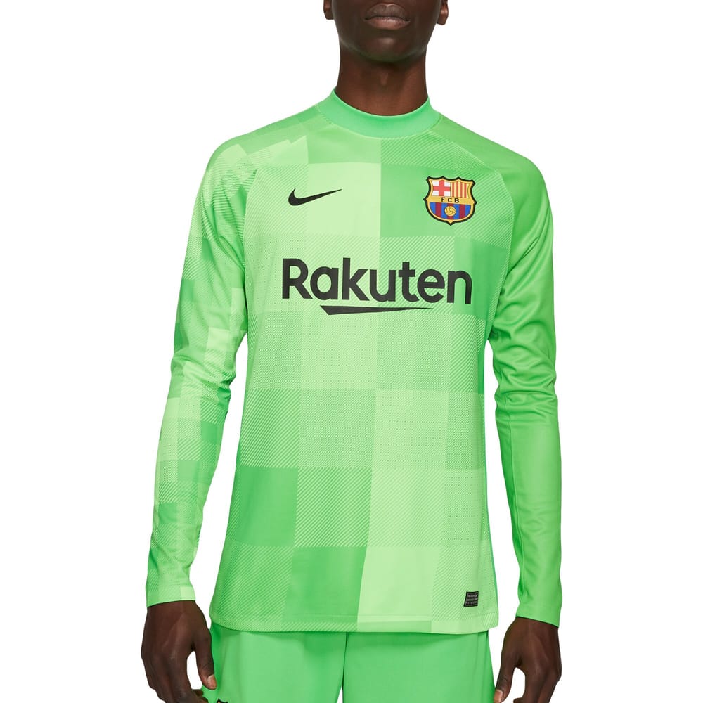 La Liga Barcelona Goalkeeper Jersey Shirt 2021-22 for Men