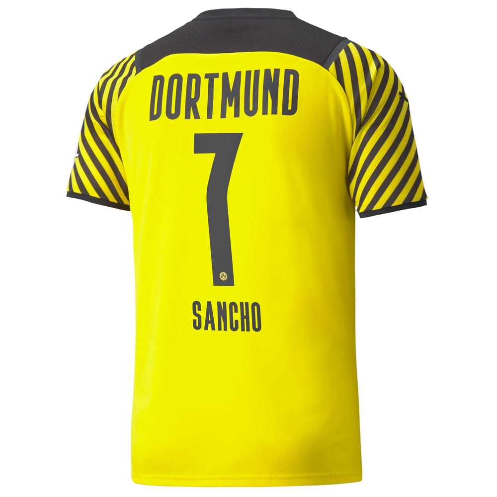 Bundesliga Borussia Dortmund Home Jersey Shirt 2021-22 player Bo 7 printing for Men