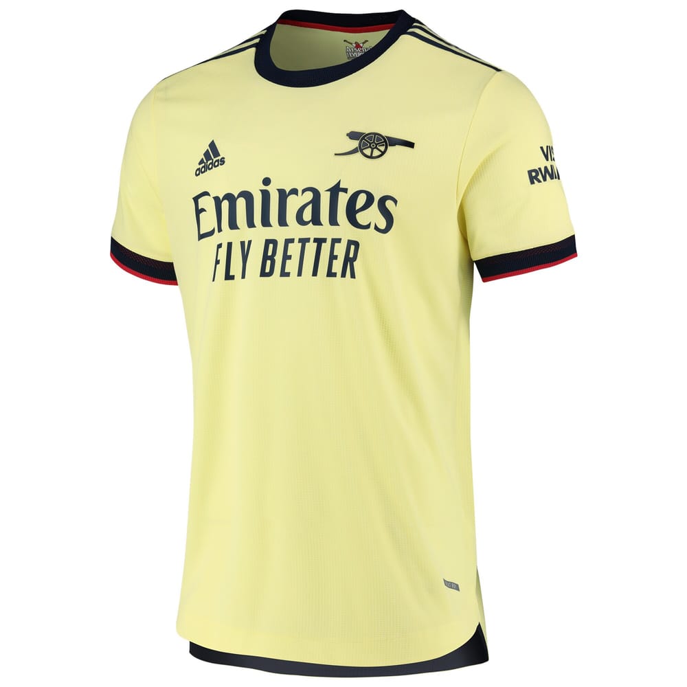 Premier League Arsenal Away Jersey Shirt 2021-22 player Martinelli 35 printing for Men