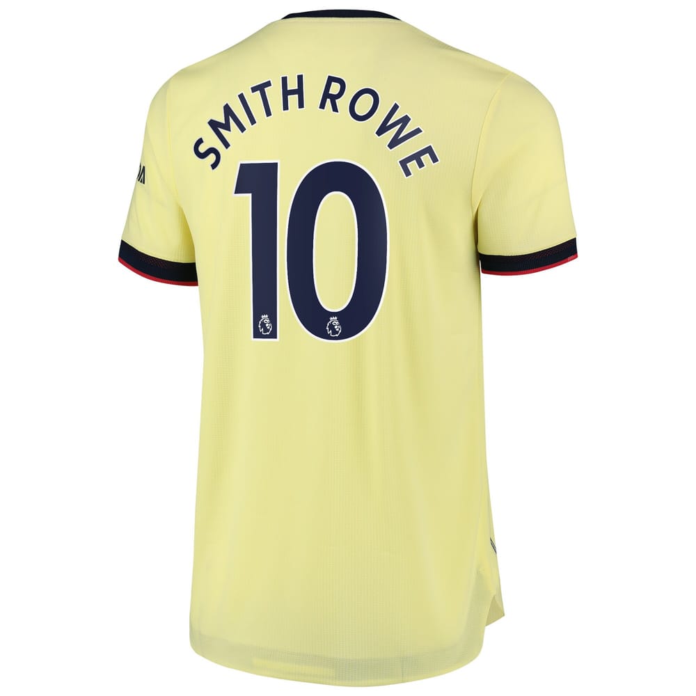 Premier League Arsenal Away Jersey Shirt 2021-22 player Smith Rowe 10 printing for Men
