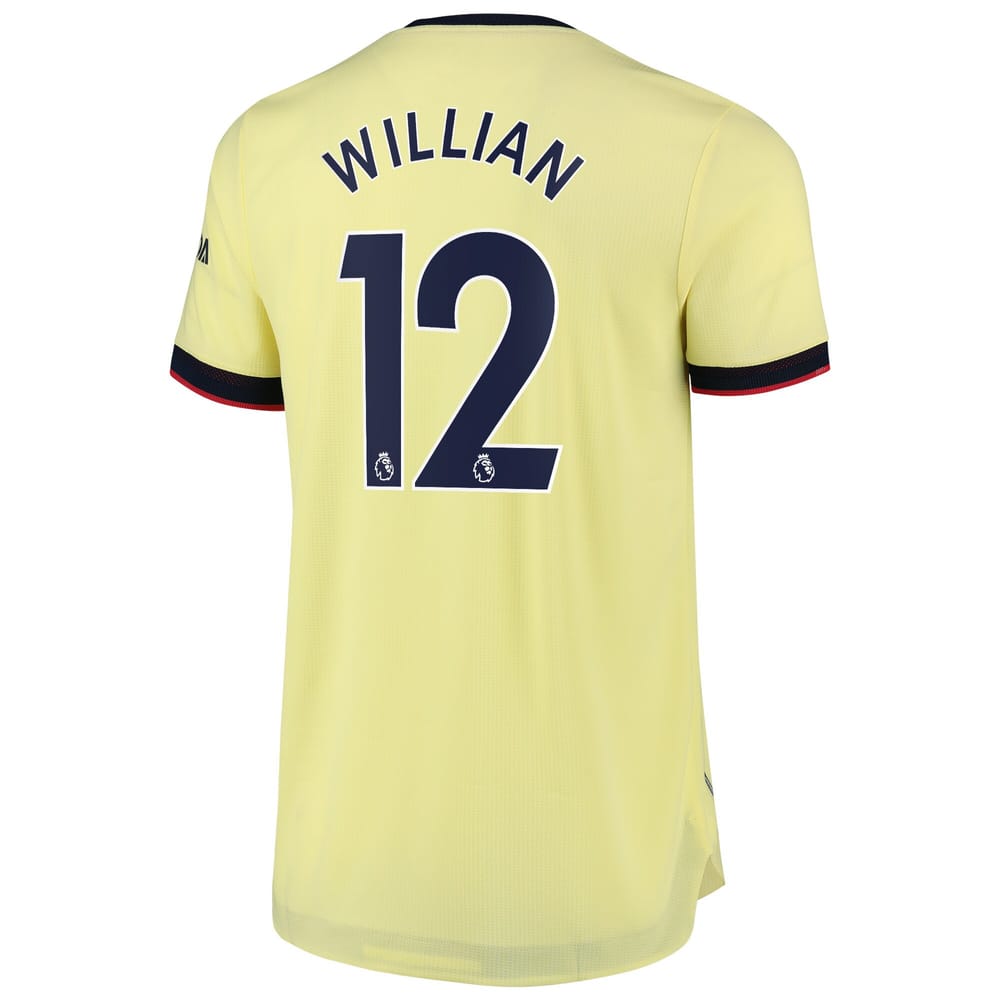 Premier League Arsenal Away Jersey Shirt 2021-22 player Willian 12 printing for Men