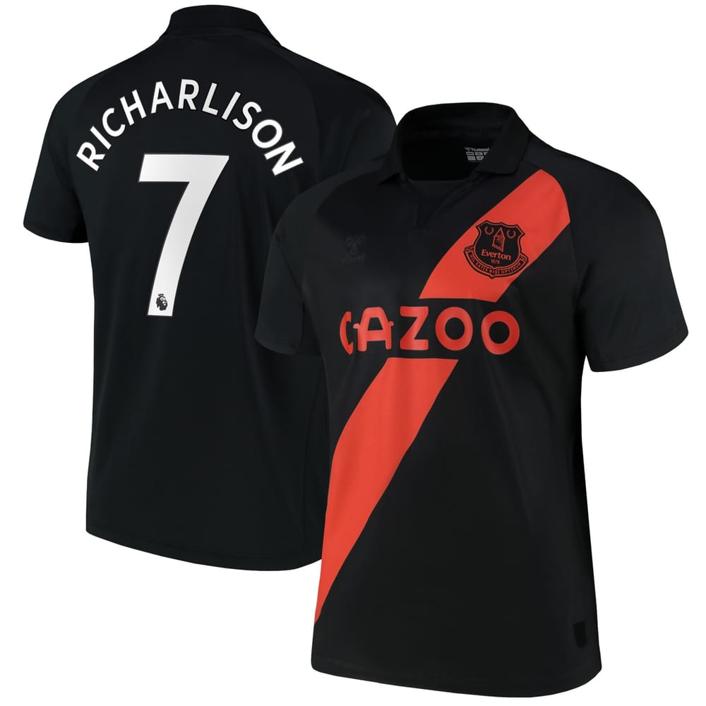 Premier League Everton Away Jersey Shirt 2021-22 player Richarlison 7 printing for Men