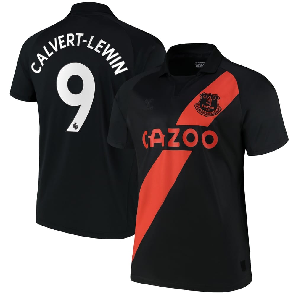 Premier League Everton Away Jersey Shirt 2021-22 player Calvert-Lewin 9 printing for Men