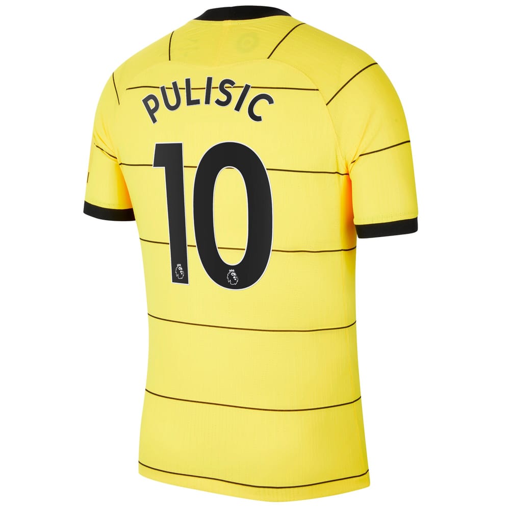 Premier League Chelsea Away Jersey Shirt 2021-22 player Pulisic 10 printing for Men