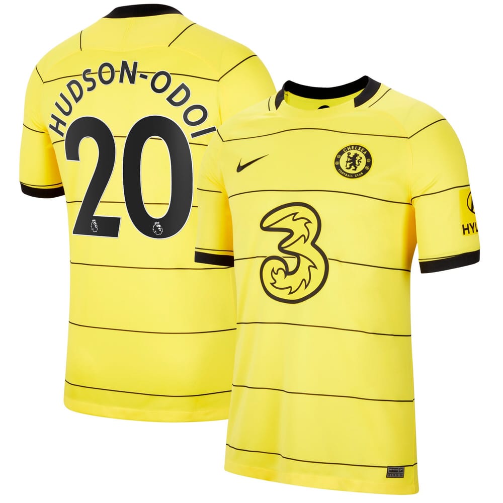 Premier League Chelsea Away Jersey Shirt 2021-22 player Hudson-Odoi 20 printing for Men