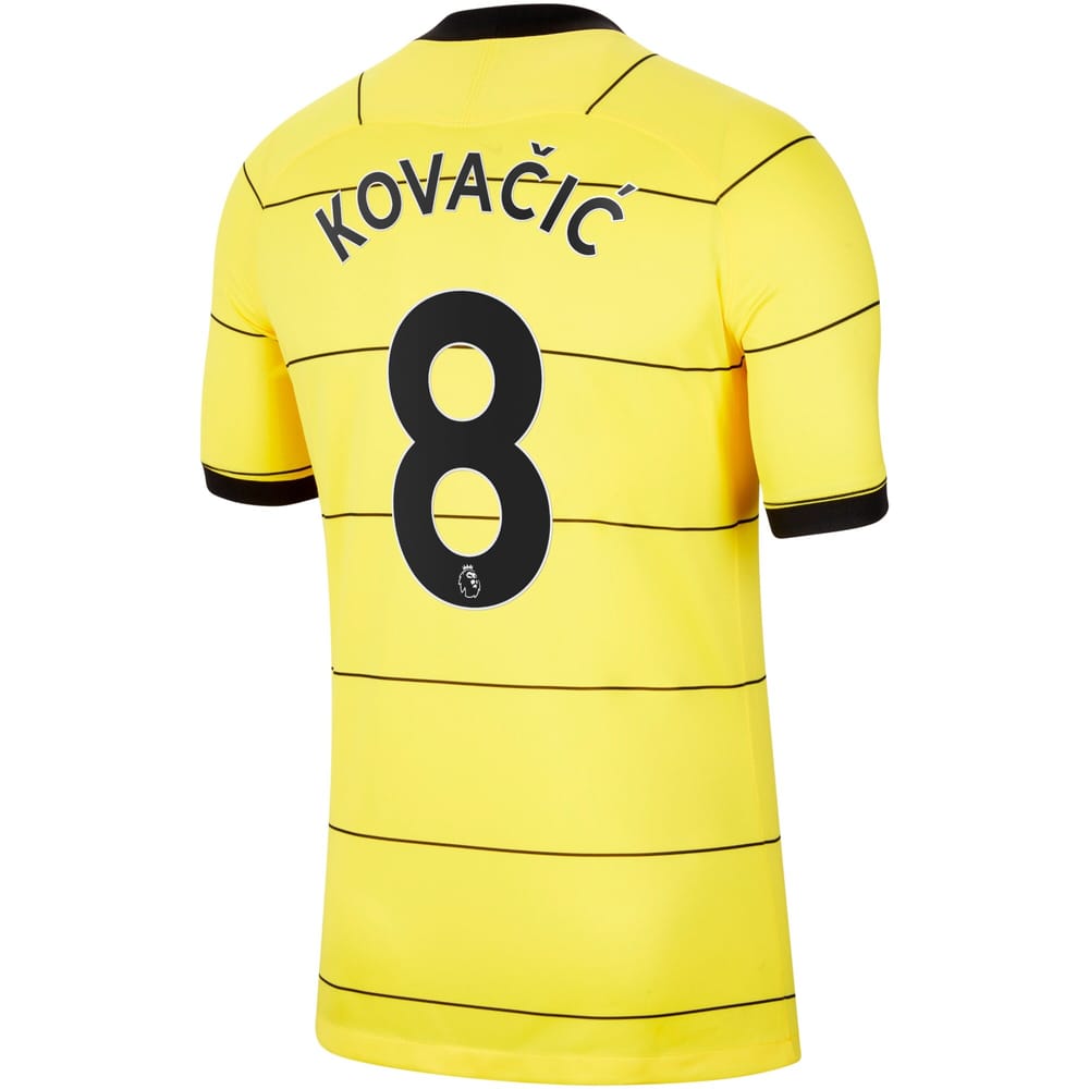 Premier League Chelsea Away Jersey Shirt 2021-22 player Kovacic 8 printing for Men