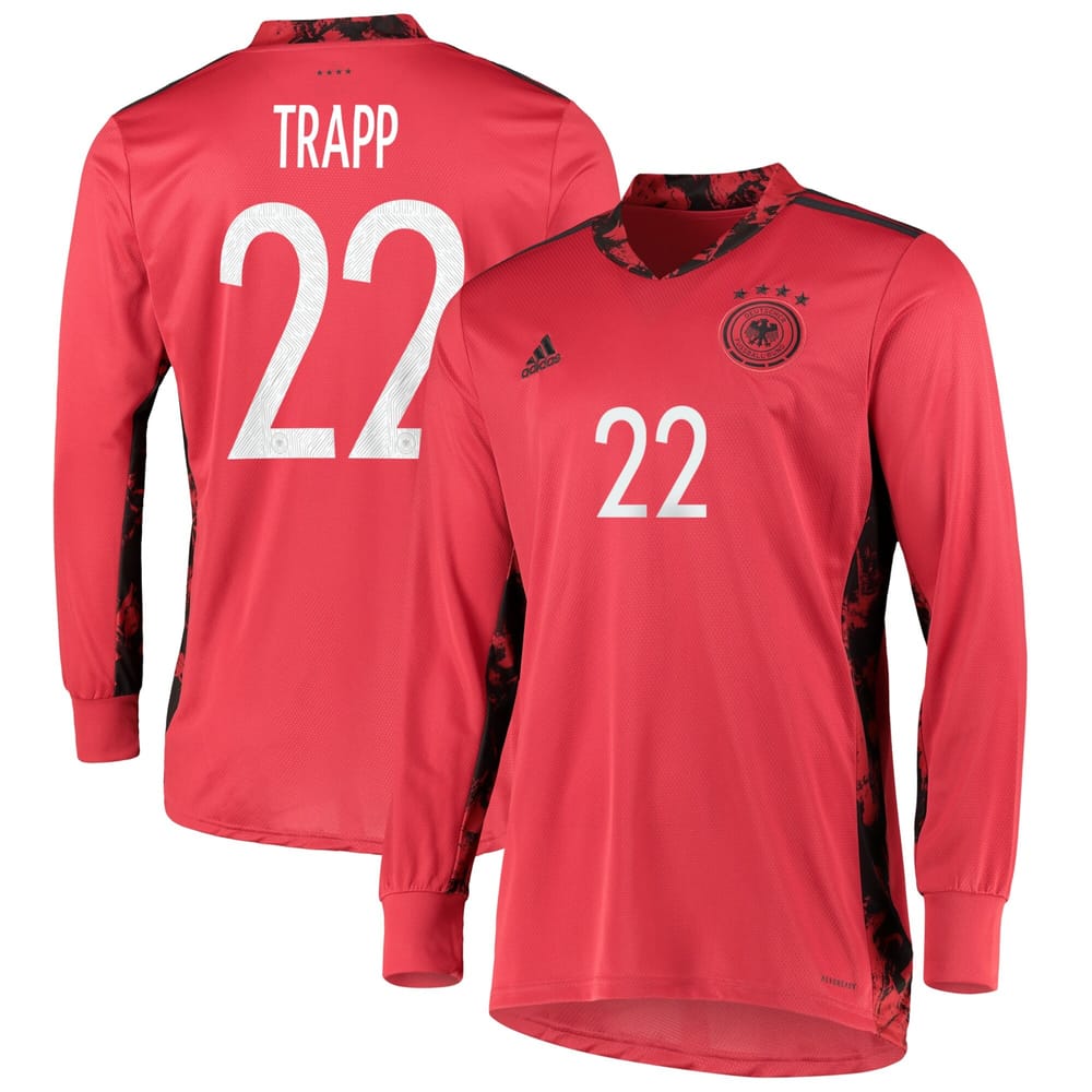 Germany Goalkeeper Jersey Shirt 2019-21 player Trapp 22 printing for Men