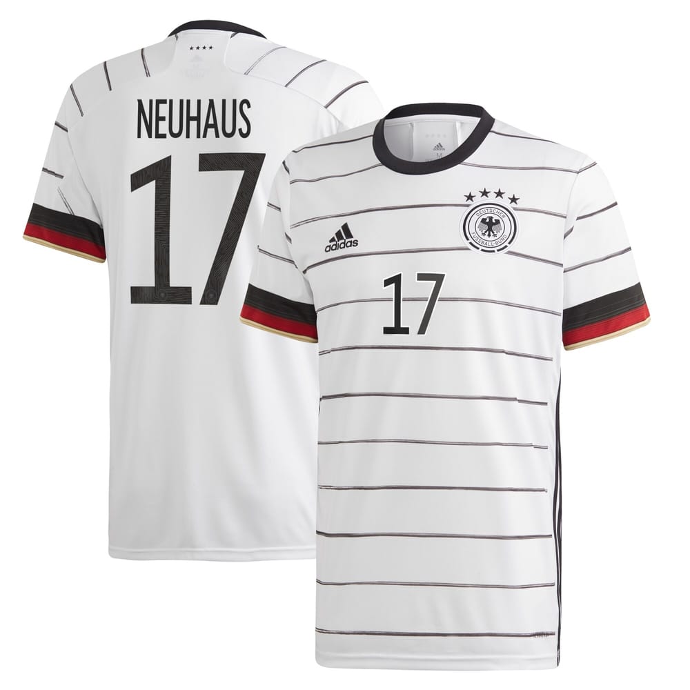 Germany Home Jersey Shirt 2019-21 player Neuhaus 17 printing for Men
