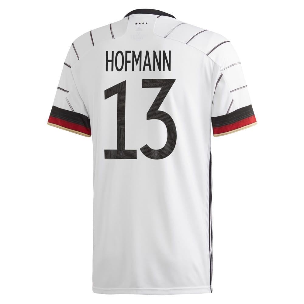 Germany Home Jersey Shirt 2019-21 player Hofmann 13 printing for Men