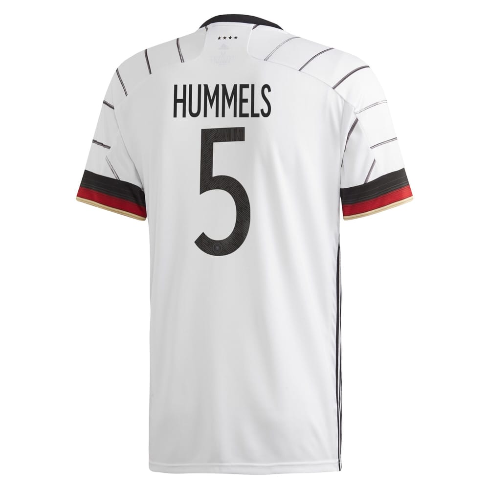 Germany Home Jersey Shirt 2019-21 player Hummels 5 printing for Men