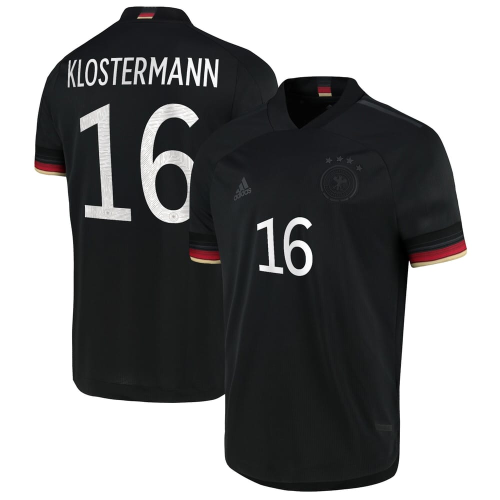 Germany Away Jersey Shirt 2021-22 player Klostermann 16 printing for Men