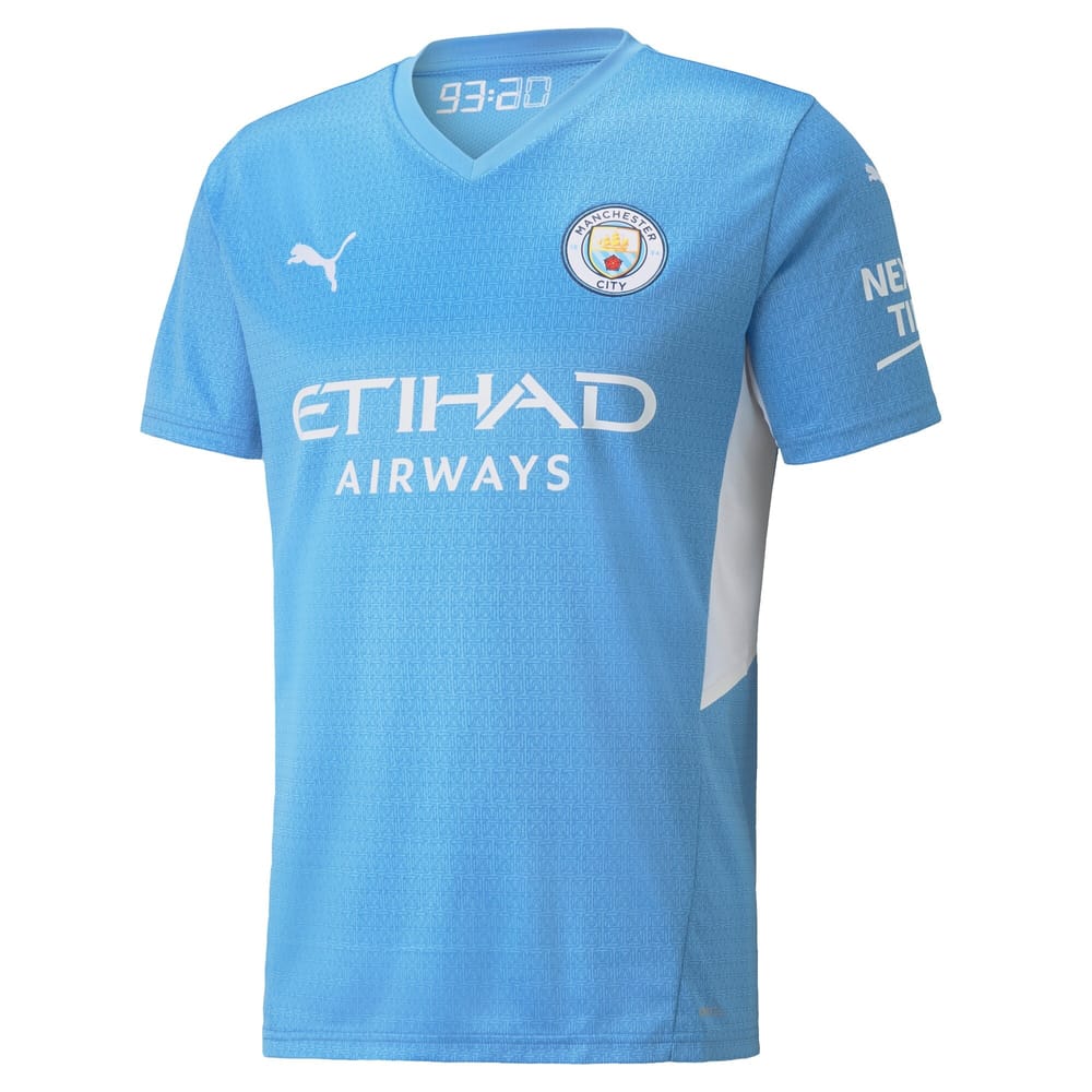 Premier League Manchester City Home Jersey Shirt 2021-22 player Sterling 7 printing for Men