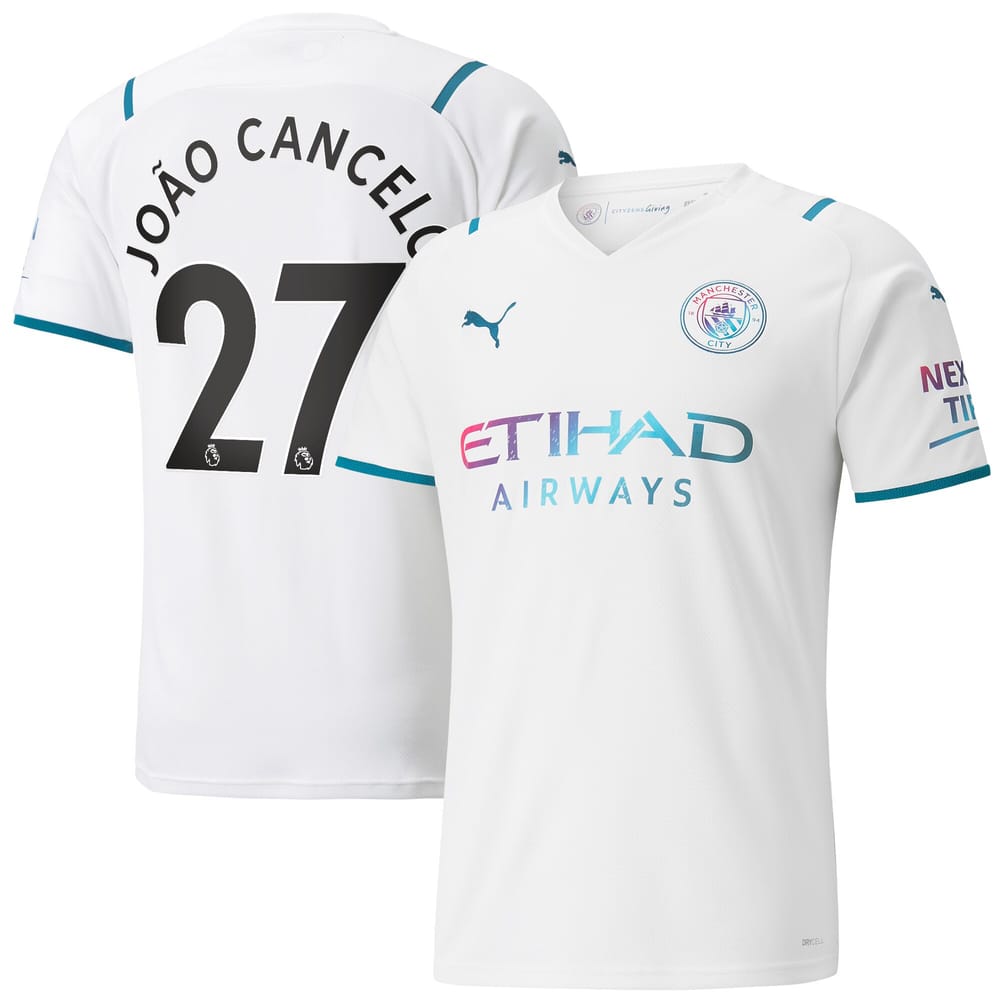 Premier League Manchester City Away Jersey Shirt 2021-22 player João Cancelo 27 printing for Men