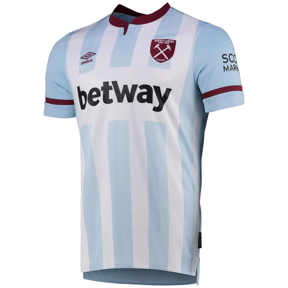 Premier League West Ham United Away Jersey Shirt 2021-22 player Noble 16 printing for Men