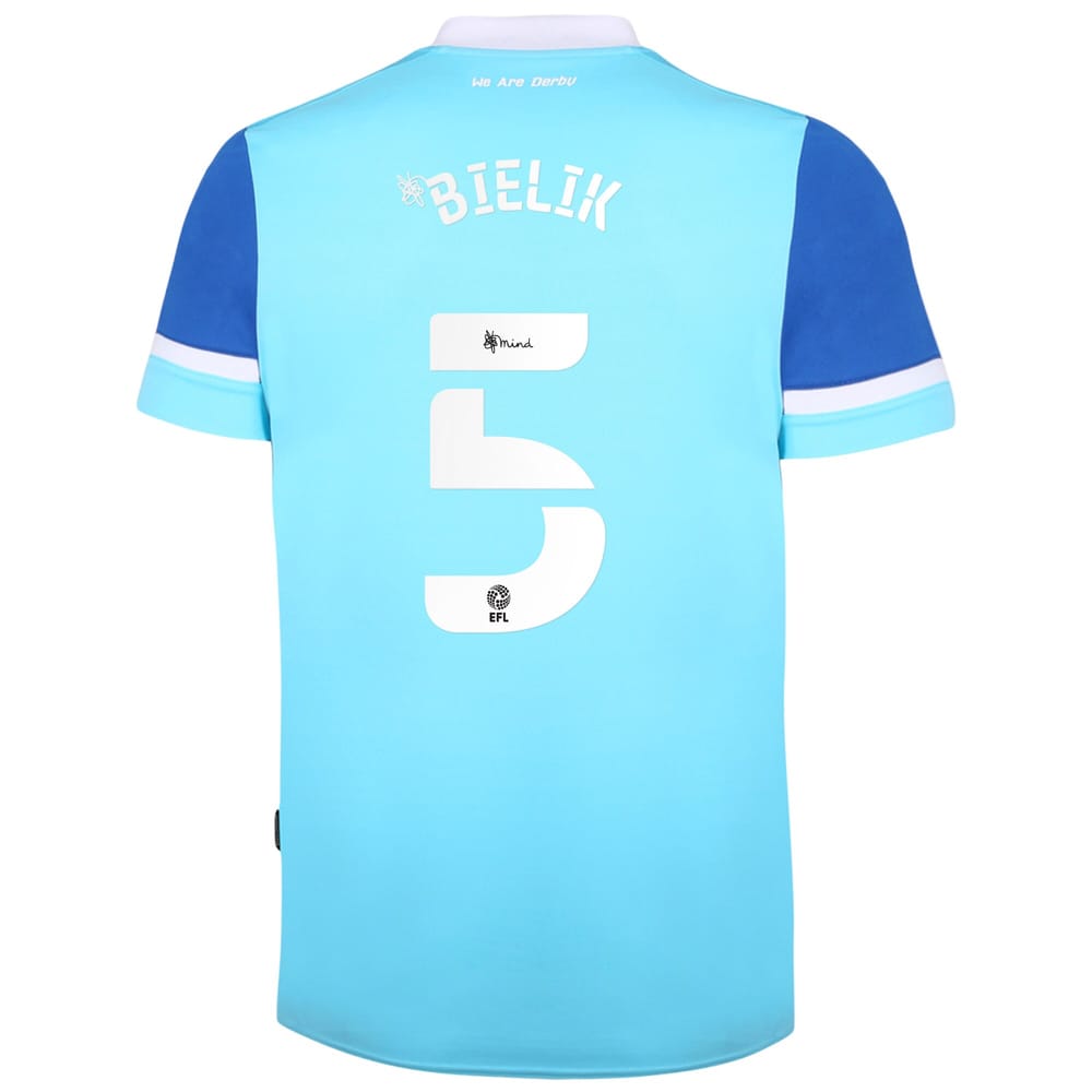 EFL League One Derby County Away Jersey Shirt 2021-22 player Bielik 5 printing for Men