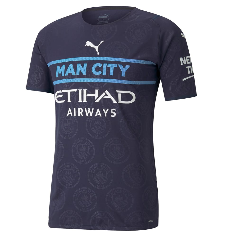 Premier League Manchester City Third Jersey Shirt 2021-22 player De Bruyne 17 printing for Men