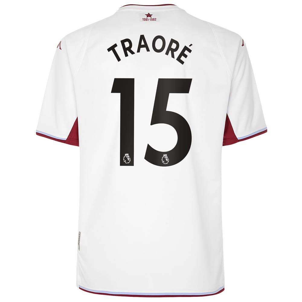 Premier League Aston Villa Away Jersey Shirt 2021-22 player Traoré 15 printing for Men